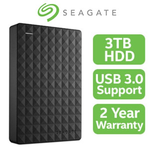 [Seagate 3TB Expansion -] Portable USB 3.0 External Hard Drive / STEA3000400